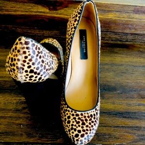 Cheetah print Ann Taylor heels. 6 1/2